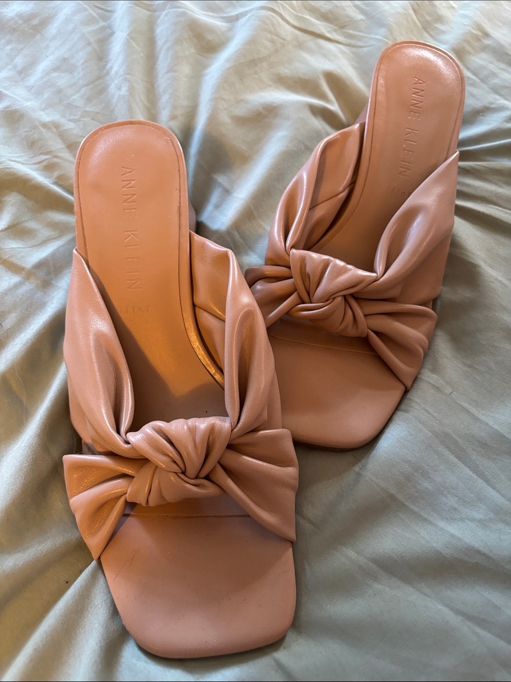 Anne Klein Wedge Slide Sandals